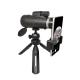 HD 12x50 Mobile Phone Telescope Bak4 With Tripod Holder For Outdoor Camping Bird Watching