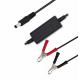 USB Female or Micro USB (Right-Angle) to Alligator Clip / Tinned Wire /Terminal Step-Up Cable 5V to 9V/12V Power Booster for DIY
