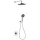 Brass Shower Set Built-in Bath Shower System Easy Clean Rainfall Round Head Shower With Faucet