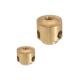 Precise Cnc Machined Metal Parts Micro Brass Machining Parts With Brushing Surface