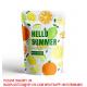 Matte Finish Mylar Bags Stand Up Small Plastic Resealable Ziplock Tea Packaging Pouch
