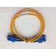Duplex Fiber Optic Patch Cable 3.0-1M SC SC Type Excellent Repeatability