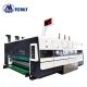 3 Color Carton Corrugated Box Flexo Printing Machine With Die Cutter Slotter