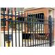 High Hardness Customized Black Steel Fence With Durable Surface Treatment
