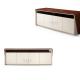 High Gloss Simple Modern Design Leather Tv Stand Cabinet  W006H12B
