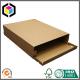 Top Locking Tab Plain Brown Color Corrugated Carton Shipping Box for Mailing Box