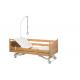 Motorized Hill Rom Hospital Bed , Wood Base Height Adjustable Bed For Elderly