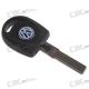 black volkswagen replacement auto keys with high impact resistance