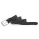 Durable Mens Casual Braid Leather Belt With Zinc Alloy Buckle Material