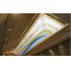 Large Size Rectangle Custom Modern LED Gloss K9 Engineering Entrance Hall Hotel Crystal Chandelier