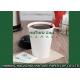 Plain White Compostable  Pe Coated Paper Cup Environmental Protection