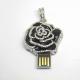 Jewelry Style Flower USB Flash Drive 2.0 With Chips Hidden Inside