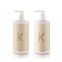 Empty Hair Care Containers Eco Friendly RPET PET Plastic Bottle 400ml