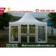 pvc outdoor exhibition 6x6m pagoda tent with pvc windows sale