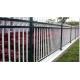Courtyard Wrought Iron Fencing Panels Hot Dipped Galvanized Heat Treated