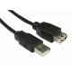 PVC Jacket USB 2.0 Extension Cable for ODM OEM Rohs Compliant Fast Charging Computer