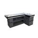 Simple Rustless Cash Register Counter Stand For Hypermarket Gray Color