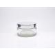Classic 200g 6.8oz Wide Mouth Clear Glass Cosmetic Jar With Screw Cap, Heavy Wall Clear Glass Jar For body butter Cream