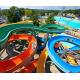 OEM Kids Aqua Water Park Design Rides Tube Fiberglass Slide for Outdoor Games