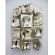 Geometric Block Abstract Stainless Steel Sculpture Wall Decoration 3D