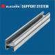 41 X 44 Electrical Galvanized Steel Strut C Channels 2.6mm