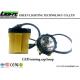 Waterproof IP68 LED Miners Cap Lamp , Super Bright Rechargeable Led Headlamp