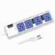 American Type Energy-saving Socket for TV, with Overload Protection 4 socket-outlets