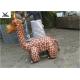 Height 1.5 Meters Giraffe Motorized Animal Scooters For Amusement Park