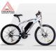 Carbon Fiber Frame Off Road Electric Mountain Bikes With 48V 10.4Ah Lithium Battery