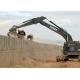 Military Explosion Proof Sand Walls Electro Galvanized Hesco Bag For Revetment