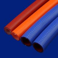Polyester Braided Silicone Tubing High Temperature For Food Equipment Materials