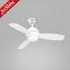 Remote Control Modern Led Ceiling Fans 40 Inches Dc Motor 3 Plywood Blades