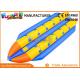 0.9mm PVC Tarpaulin Inflatable Banana Boat / Inflatable Water Toys