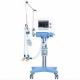 Pneumonia Patients Ventilator Breathing Machine , 4 Wheels Icu Ventilator Machine
