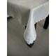 Hot selling products-100% Polyester Jacquard table cloth with leaf design
