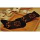 High quality vintage style christmas deer patterned design cotton winter thick hosiery