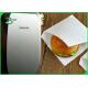 Custom 28g White Food Grade Wax Paper / Kraft Paper For Food Packing