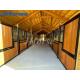 Bamboo Filling Wood European Horse Stalls Customized Color Horse Stable Box