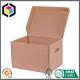 High Quality Corrugated Kraft Archive Box; A4 File Archive Cardboard Packaging Box