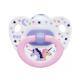 55mm X 38mm Pacifier While Sleeping Newborn , 4 Holes Natural Baby Dummy
