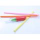10g Flexible Silicone Straws , Extra Long Silicone Straws With Cleaning Brushes