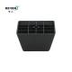 KR-P0169 Black Square Plastic Furniture Feet For Cabinet High Corrosion Resistance