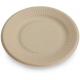 Round Kraft Disposable Cardboard Food Trays BPA Free Recyclable