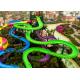 Water Park Spiral Water Slide Customized Colors For Water Sport Games