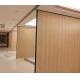 Conference Room Movable Partition Walls , 65 mm Sliding Door Roller Soundproof Room Dividers