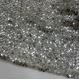 Glittering Mesh Embroidered Fabric 70% Polyester Rice Color For Decorate Evening Dress