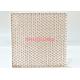 Bronze Glass Laminated Wire Mesh Copper Weave Metal Fabric For Interior Designing