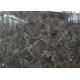 Dark Emperador Marble Stone Tile Glossy Polished Strong Wear Resistance