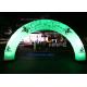 Brand 7 * 4 M Night Events Arch Inflatable Event Structures Lighting Color Customized