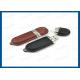 Genuine Leather USB Flash Drive Memory Stick With Customized Engraved Logo